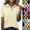13# Beige, variant on Polo Shirts for Women Golf Button Collared Summer Short Sleeve Tops Lightweight Work Blouses 2026 Dark Gray M