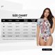 thumbnail image 5 of Balery Abstract Floral Body de cuello redondo de manga corta para mujer Tops de manga corta Tops básicos-Medium, 5 of 7