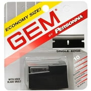 Personna Gem Stainless Steel Single Edge Razor Blades 10 Ea (Pack Of 2)