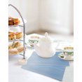 thumbnail image 4 of Blue Striped Kitchen Dish Towels for Drying Dishes Set of 4, Modern Minimalist Ombre Vertical Stripes Waffle Weave Microfiber Hand Tea Bathroom Towels Quick Dry & Absorbent Towel 12x12, 4 of 7