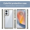 thumbnail image 2 of Case for Moto G85 5G,Moto G85 5G Case,Transparent TPU+PC Acrylic Protective Military Grade  Heavy Duty Protection Phone Case for Motorola Moto G85 5G(Gray), 2 of 16