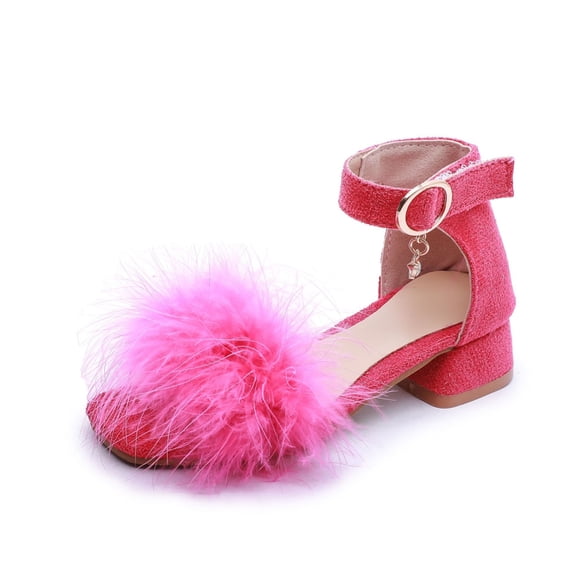 MEZZALL Girls Sandals Heeled Flip Flops For Kids With Elegant Dressy Sandals Kids For Parties And Occasions Boho Toddler Shoes