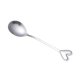 thumbnail image 2 of Cuchara de Acero Inoxidable, Diseño Elegante para Postres, Helados y Café, Resistente a La Oxidación y Duradera, Perfecta para Uso En La Oficina o El Hogar, Ideal para Regalos, 19 Cm de Larg, 2 of 2