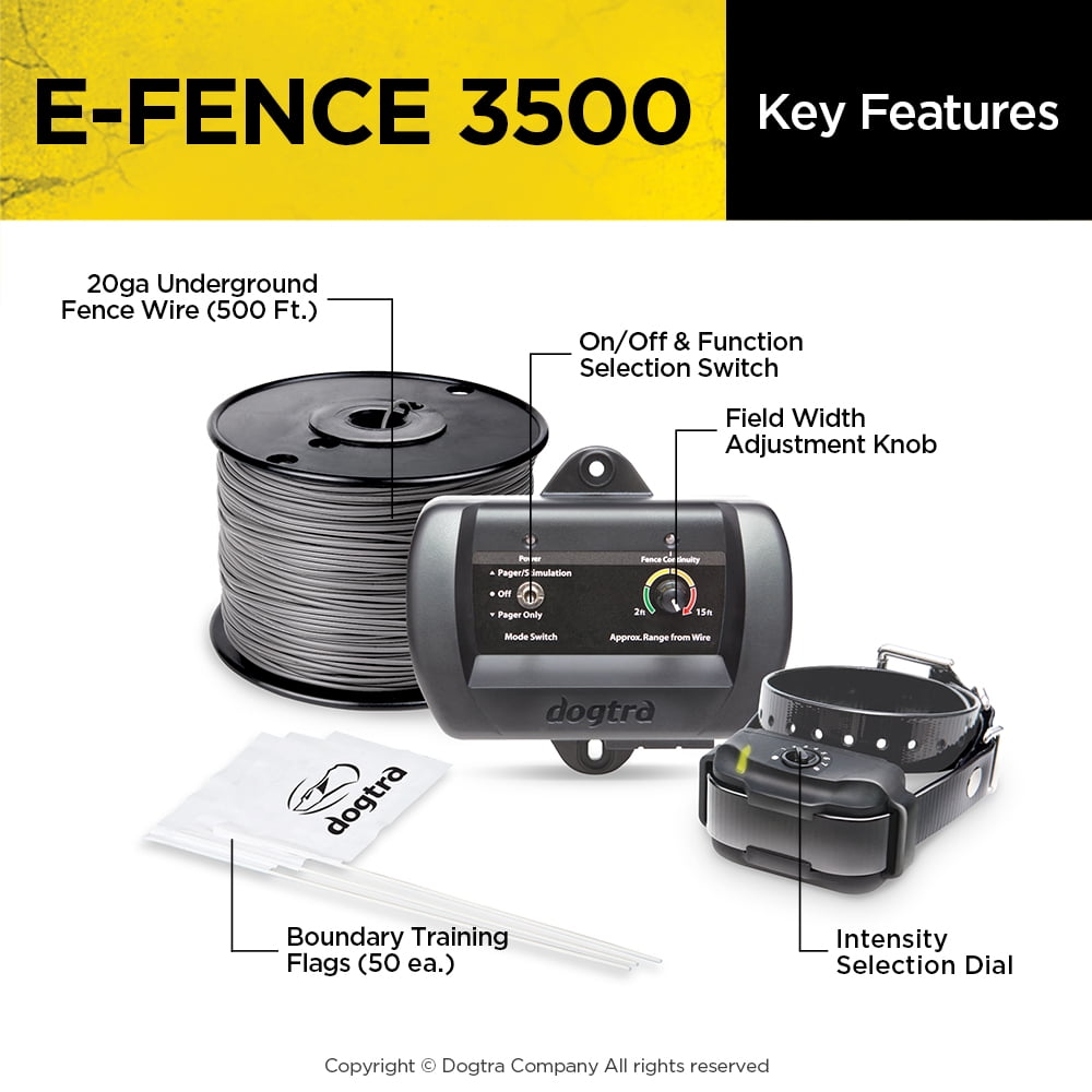 Dogtra E-FENCE 3500 Underground Electric Fence Dog Containment System 40-Acre
