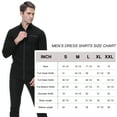 thumbnail image 4 of Damipow Mens Button Down Shirts Regular Fit Long Sleeve Cotton Dress Shirt,Sizes S-2XL,Mens Shirts, 4 of 6
