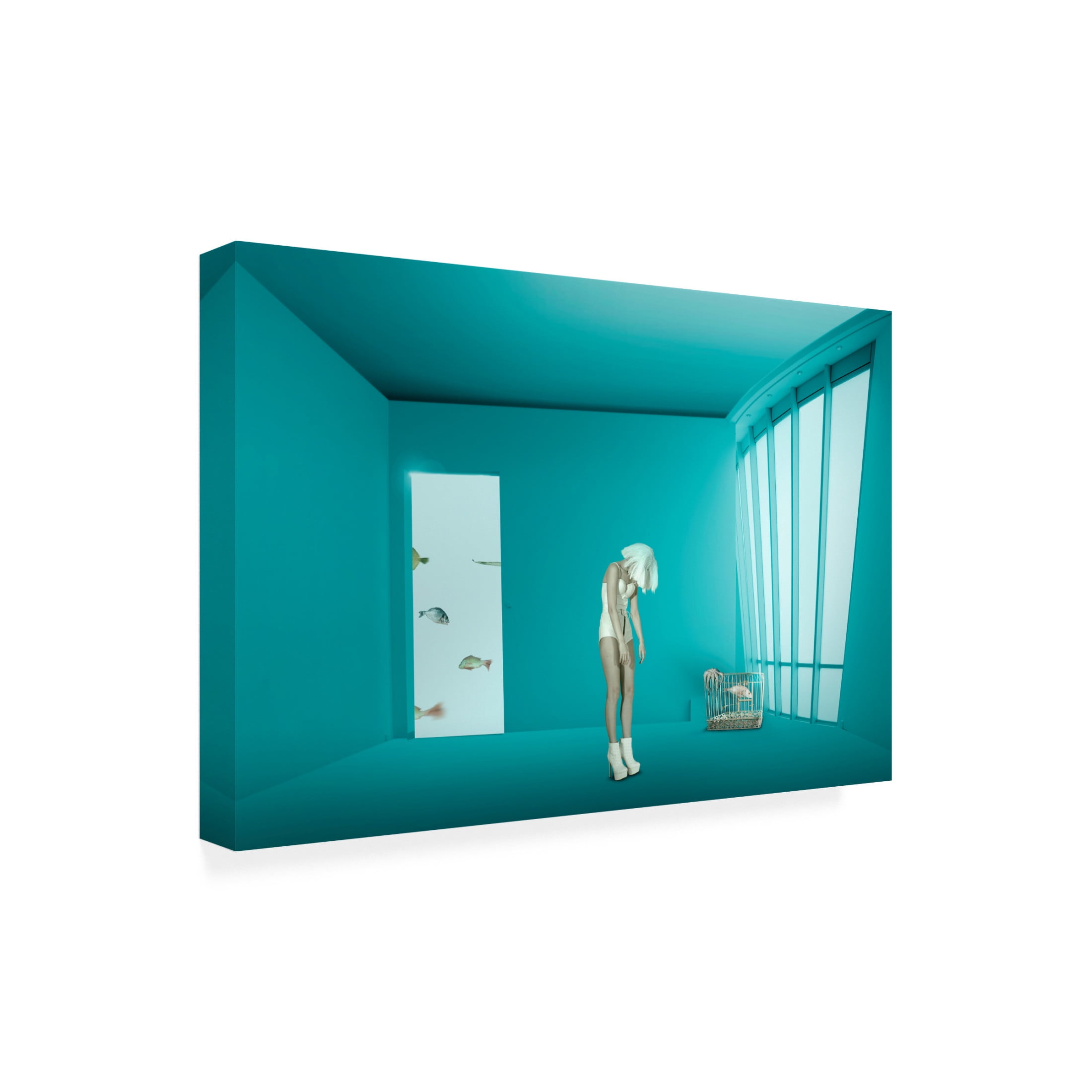 Trademark Fine Art Christine von Diepenbroek Caging Canvas Wall Art