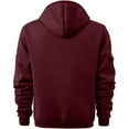 thumbnail image 4 of Aobny Hooded Pullover Tactical Button Up Red Pullover Men Travel Hoodie,M, 4 of 5