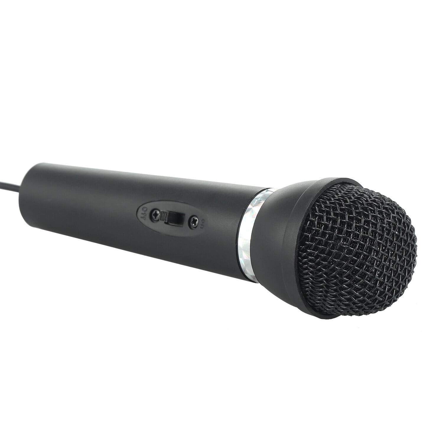 Mini Microphone with Stand 3.5mm Jack Desk Microphone for Computer Gaming Recording Chatting Singing Meeting