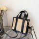 thumbnail image 1 of Bolsa De Hombro Bolso bandolera para mujer, bolso de viaje tejido a la moda, bolso informal sencillo para la playa para mujer Likrtyny Para Estrenar, 1 of 5