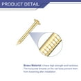 thumbnail image 3 of Uxcell 250 Pack Small Tiny Nails 1.2x12mm(DxL) Tiny Brass Nails Hardware Nails Small Nail, Brass Tone, 3 of 5