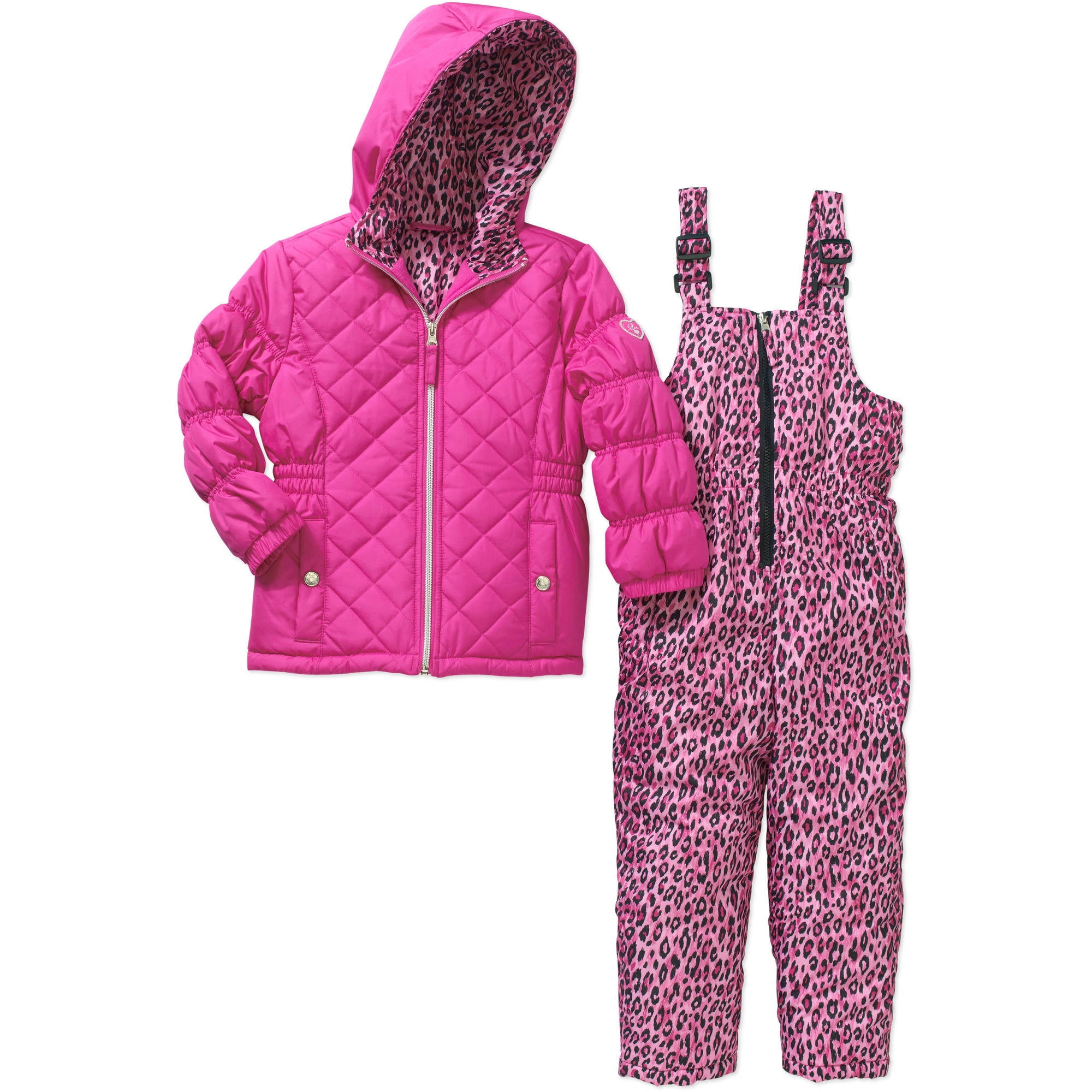 girls padded snowsuit
