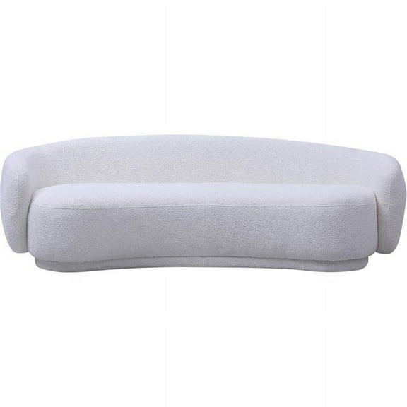 J&M Furniture 17769-S Lounge Sofa, Off White