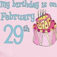thumbnail image 2 of CafePress - Birthday 02/29 Infant Bodysuit - Baby Light Bodysuit, Size Newborn - 24 Months, 2 of 4