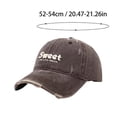 thumbnail image 4 of Krdevn Letter Embroidery Distressed Washed Kids Baseball Cap Adjustable Lightweight Outdoor Sun Hat for Toddler Boys Girls, 4 of 6