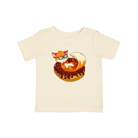 

Inktastic Fox Funny Donut Lover Gift Baby Boy or Baby Girl T-Shirt