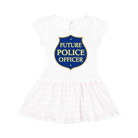 

Inktastic Cute Future Police Officer Gift Toddler Girl Dress