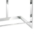 thumbnail image 4 of Gei 26 Inch Counter Stool Chair- Low Back- Gray Velvet- Cantilever Chrome, 4 of 6