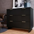 thumbnail image 2 of Manhattan Comfort Granville Standard Engineered Wood Dresser in Black, 2 of 11