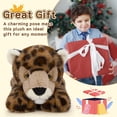 thumbnail image 5 of Tezituor 16" Leopard Stuffed animal Realistic Stuffed Cheetah Plush Toy Soft Body Pillow, 5 of 7