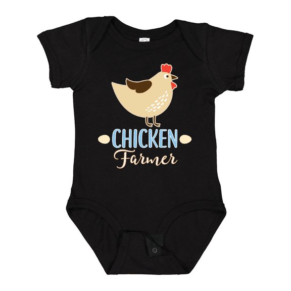 Inktastic Chicken Farmer Boys or Girls Baby Bodysuit