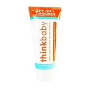 Thinkbaby Sunscreen Zinc Oxide 23.4% SPF 50 + - 6 fl oz Pack of 2