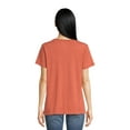 thumbnail image 3 of PositiviTees Women's Fall Graphic T-Shirt, Seasonal Short Sleeve Tee Pumpkin Trio, Sizes S-3XL, 3 of 5