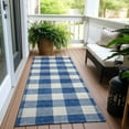 thumbnail image 6 of Addison Rugs Chantille Indoor/Outdoor Transitional Plaid Navy Washable Runner Rug, 2'3" x 7'6", 6 of 6