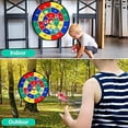 thumbnail image 3 of Kids Dart Board Game Set-29 inchs, Board Games with 16 Stick Balls, Summer Indoor Outdoor Toys Games for Kids Ages 4-8, Birthday Party Games Yard Toys for Kids Ages 3 4 5 6 7 8 9 10 11, 3 of 7