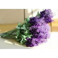 thumbnail image 2 of 1 LOT HOT Silk Lavender Bunch (5 stems/piece) 10PCS Lavenders Bush Bouquet Simulation Artificial flower Lilac & Purple & White Wedding /Home, 2 of 8