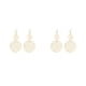 thumbnail image 2 of Pendientes para mujer Sonducket 1 par de aleación aro de moda gota Oro Plata, 2 of 6