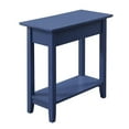 thumbnail image 2 of Pemberly Row Table d'Appoint Contemporaine à Dessus Rabattable en Bois Bleu, 2 of 4
