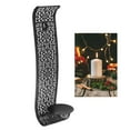 thumbnail image 4 of Wall Candle Holder, Hollow Outline Wall Hanging Candle Holder Wrought Iron  For Hallway For Bathroom For Living Room, 4 of 8