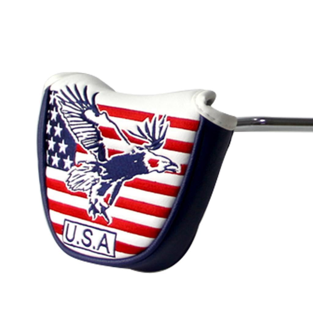 harayaa 2x Golf Putter Cover Mallet Putter Headcover Club Putter