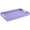 Purple/Silver, variant on Home Redefined 17..5”x12” Rectangle Shagreen Faux Leather Decorative Serving Tray with Stainless Steel Metal Handles, Purple Lavender