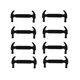 thumbnail image 1 of 16 unids/set de cordones elásticos de silicona para zapatos, cordones especiales para zapatos sin atar, cordones para mujeres y hombres, zapatos con cordones, cordones de goma L5France Gao Jinjia LED, 1 of 2
