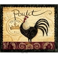 thumbnail image 3 of DiPaolo, Dan 13x12 Black Modern Framed Museum Art Print Titled - Poulet, 3 of 5