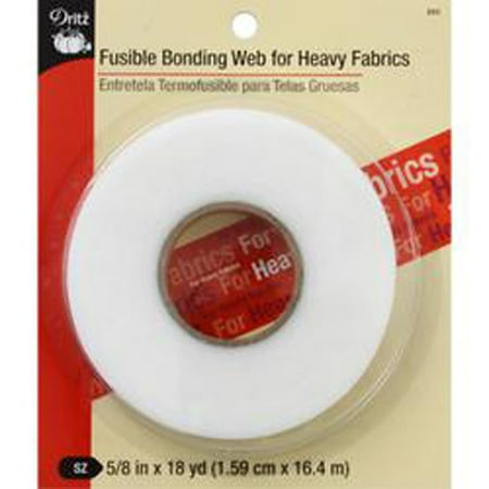 Bond Fusible Web - Fusible Bonding Web for Heavy Fabrics, .625