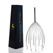 USAGA Head Massager Scalp Scratcher 20 Fingers Head Scratcher for Head Body Relaxing