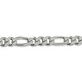 thumbnail image 3 of 925 Sterling Silver 10.75mm Figaro Chain 24 Inch, 3 of 7
