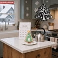 thumbnail image 6 of Stylized Metal Hanging Christmas Tree Wind Spinner - Intricate Patterns & Egg-Shaped Ornaments for Garden Decor Reindeer Silhouette Base, 6 of 7