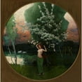thumbnail image 2 of Władysław Wankie 20x20 Gold Ornate Framed and Double Matted Museum Art Print Titled - Springtime, 2 of 4