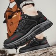 thumbnail image 2 of NOKIO Men's Climbing Sneakers Outdoor Hiking T𝗋a𝗂𝗅 Shoes L𝗈w Top Sports Shoes with Anti-S𝗅ip Durab𝗅e Sole, Comfortable Wide Width Shoes for Boating Camping Backpacking Travel Running Wear, 2 of 5