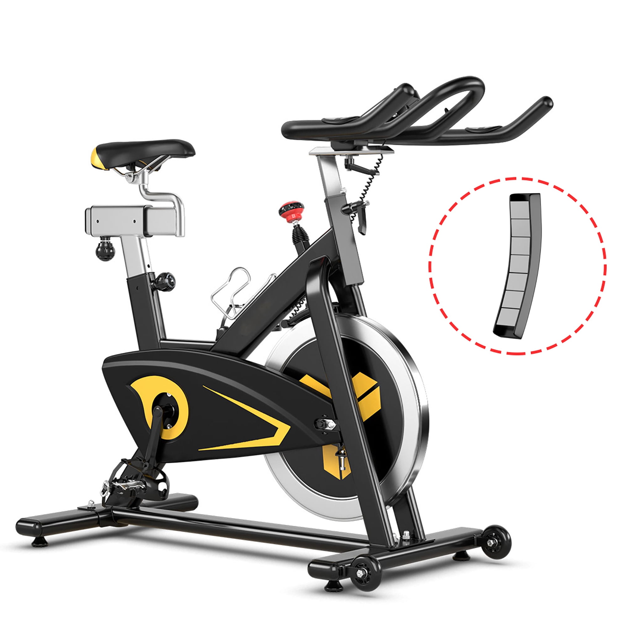 Stationary Exercise Bike Silent Belt Drive Cycling Bike for Indoor Exercise 
