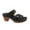 Black, variant on Women's Sandals Ankle Strap Open Toe Chunky Block Heeled Sandals Black 5.5