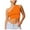 Orange, variant on Womens High Neck Tank Tops Women's Sleeveless Tees Country Music Tank Tops for Women Shiny Tank Top