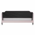 thumbnail image 5 of Baxton Studio Kaya Grey Velvet Fabric and Dark Brown Wood Twin Size Daybed, 5 of 8