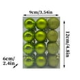 thumbnail image 3 of PEIBang 24Pcs Christmas Ball Ornaments,Christmas Tree Decorations,1.2 Inch Shatterproof Baubles Plastic Hanging Balls for Xmas Tree Decorations, 3 of 4