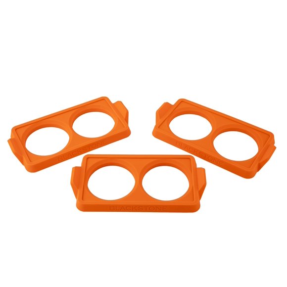 Anillo de silicona para huevos y tortillas Blackstone 5600, color naranja (juego de 3)