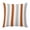 Burnt Orange, variant on Burnt Orange Grey Stripe Pillow Covers 18x18 Inch, Modern Farmhouse Vertical Striped Linen Pillowcase with Invisible Zipper, Decorative Throw Pillow Covers Cushion Case for Couch Sofa Bed Living Room