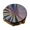 thumbnail image 2 of TISHITA Drum Tambourine Handbell Sturdy Portable Percussion Unique Professional Handheld 8 Inch B, 2 of 8